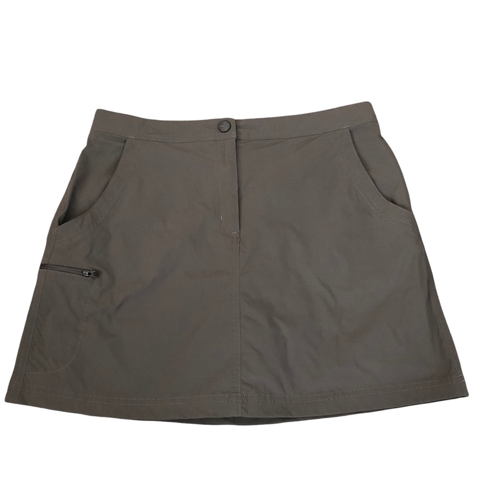 L.L. BEAN BROWN SKORT SIZE 8